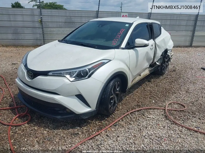 2018 Toyota C-Hr Xle Premium VIN: JTNKHMBX5J1008461 Lot: 45532382