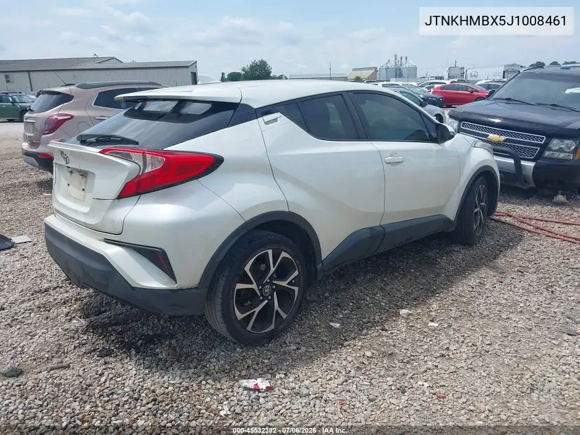 2018 Toyota C-Hr Xle Premium VIN: JTNKHMBX5J1008461 Lot: 45532382