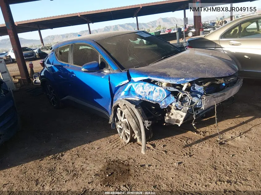 2018 Toyota C-Hr Xle Premium VIN: NMTKHMBX8JR049155 Lot: 45546413