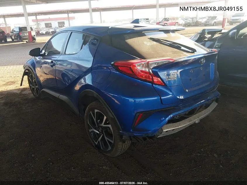 2018 Toyota C-Hr Xle Premium VIN: NMTKHMBX8JR049155 Lot: 45546413