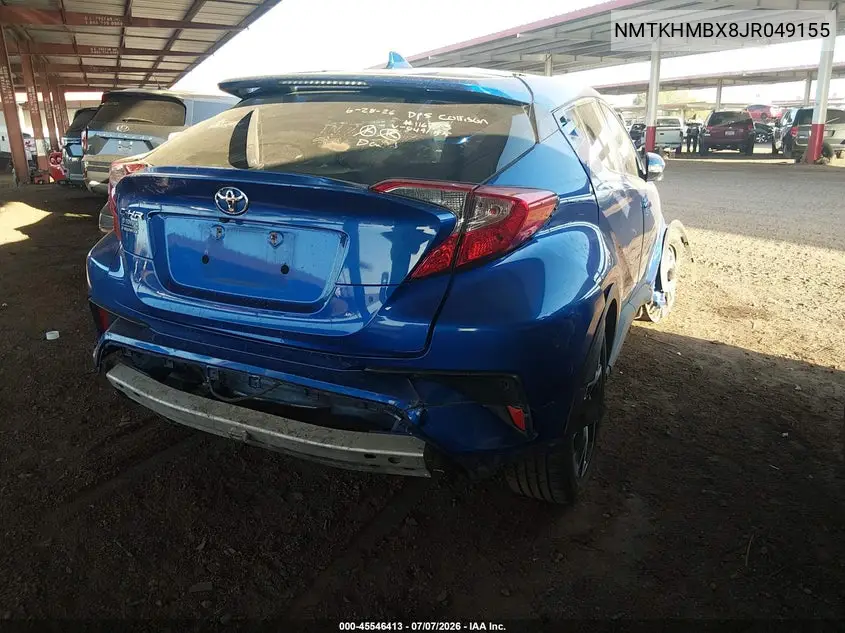 2018 Toyota C-Hr Xle Premium VIN: NMTKHMBX8JR049155 Lot: 45546413