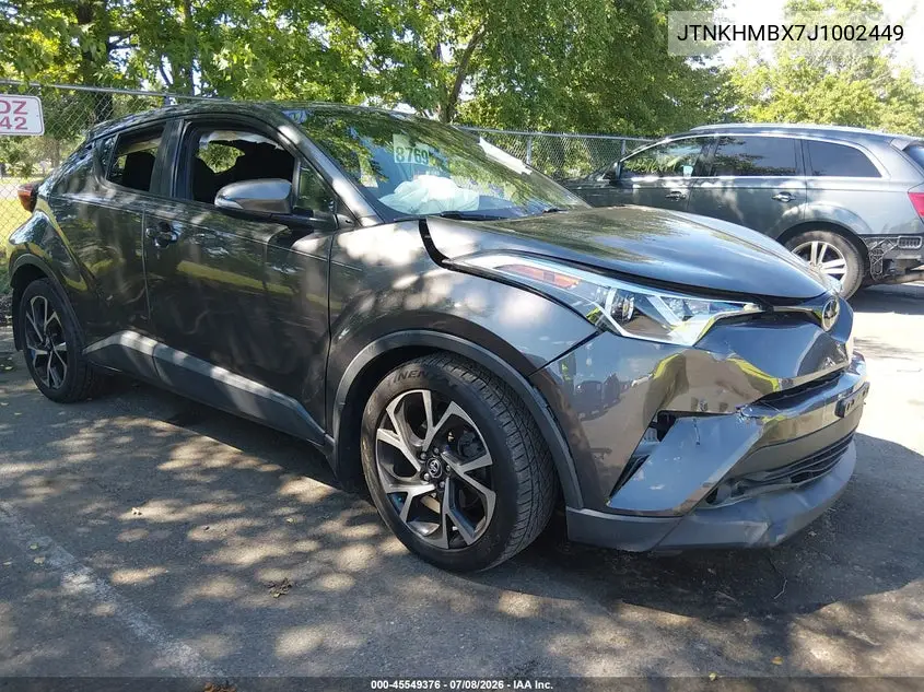 2018 Toyota C-Hr Xle Premium VIN: JTNKHMBX7J1002449 Lot: 45549376