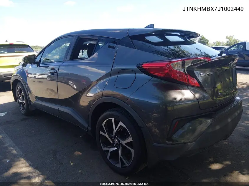 2018 Toyota C-Hr Xle Premium VIN: JTNKHMBX7J1002449 Lot: 45549376