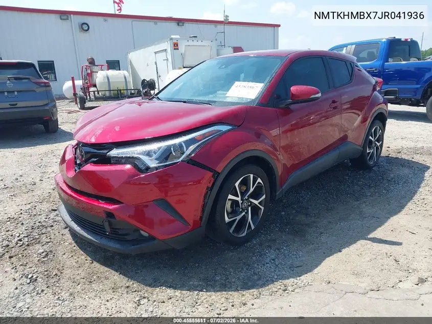 2018 Toyota C-Hr Xle VIN: NMTKHMBX7JR041936 Lot: 45555611
