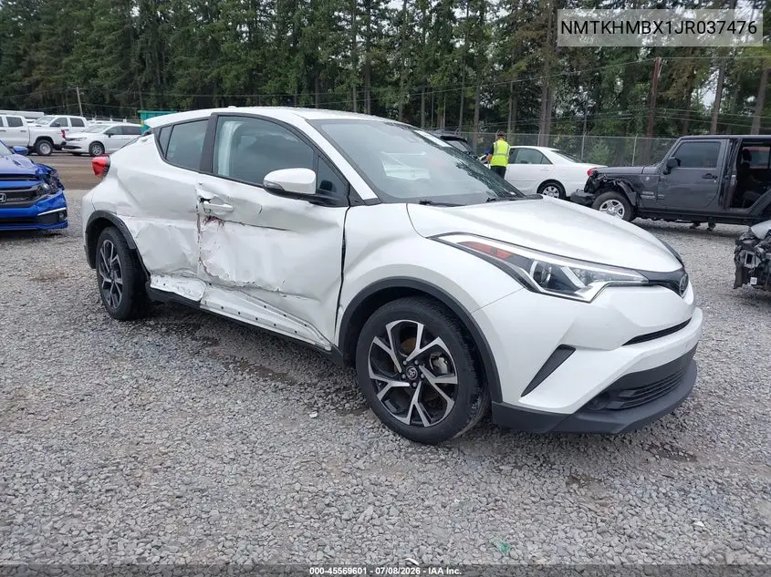 2018 Toyota C-Hr Xle VIN: NMTKHMBX1JR037476 Lot: 45569601