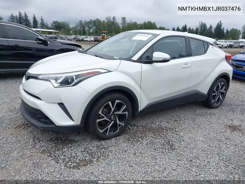 2018 Toyota C-Hr Xle VIN: NMTKHMBX1JR037476 Lot: 45569601