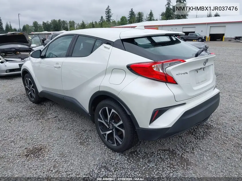 2018 Toyota C-Hr Xle VIN: NMTKHMBX1JR037476 Lot: 45569601