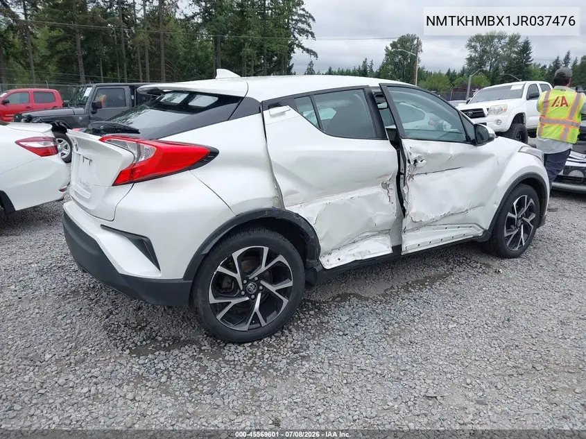 2018 Toyota C-Hr Xle VIN: NMTKHMBX1JR037476 Lot: 45569601