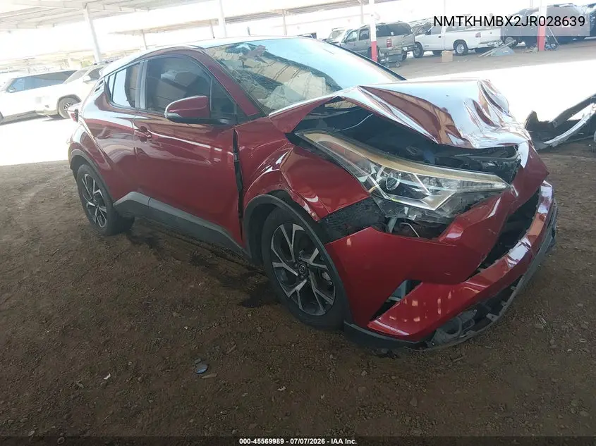 2018 Toyota C-Hr Xle VIN: NMTKHMBX2JR028639 Lot: 45569989