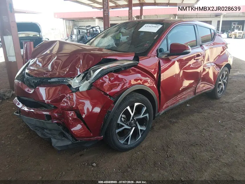 2018 Toyota C-Hr Xle VIN: NMTKHMBX2JR028639 Lot: 45569989
