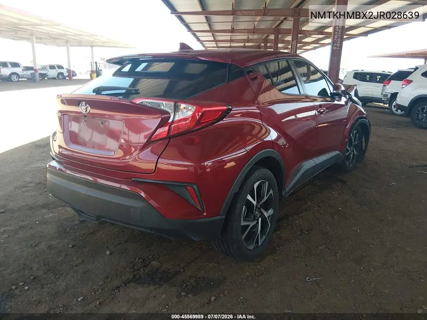 2018 Toyota C-Hr Xle VIN: NMTKHMBX2JR028639 Lot: 45569989