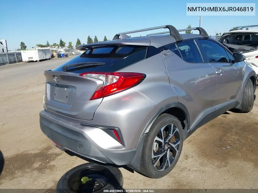 2018 Toyota C-Hr Xle Premium VIN: NMTKHMBX6JR046819 Lot: 45578903