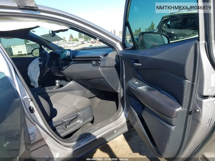 2018 Toyota C-Hr Xle Premium VIN: NMTKHMBX6JR046819 Lot: 45578903