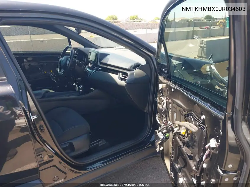 2018 Toyota C-Hr Xle Premium VIN: NMTKHMBX0JR034603 Lot: 45630642
