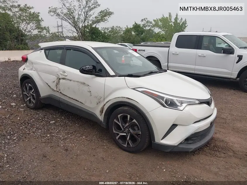 2018 Toyota C-Hr Xle Premium VIN: NMTKHMBX8JR005463 Lot: 45655257