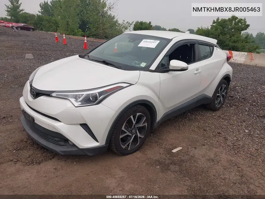 2018 Toyota C-Hr Xle Premium VIN: NMTKHMBX8JR005463 Lot: 45655257