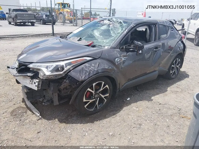 2018 Toyota C-Hr Xle VIN: JTNKHMBX3J1001055 Lot: 45656076