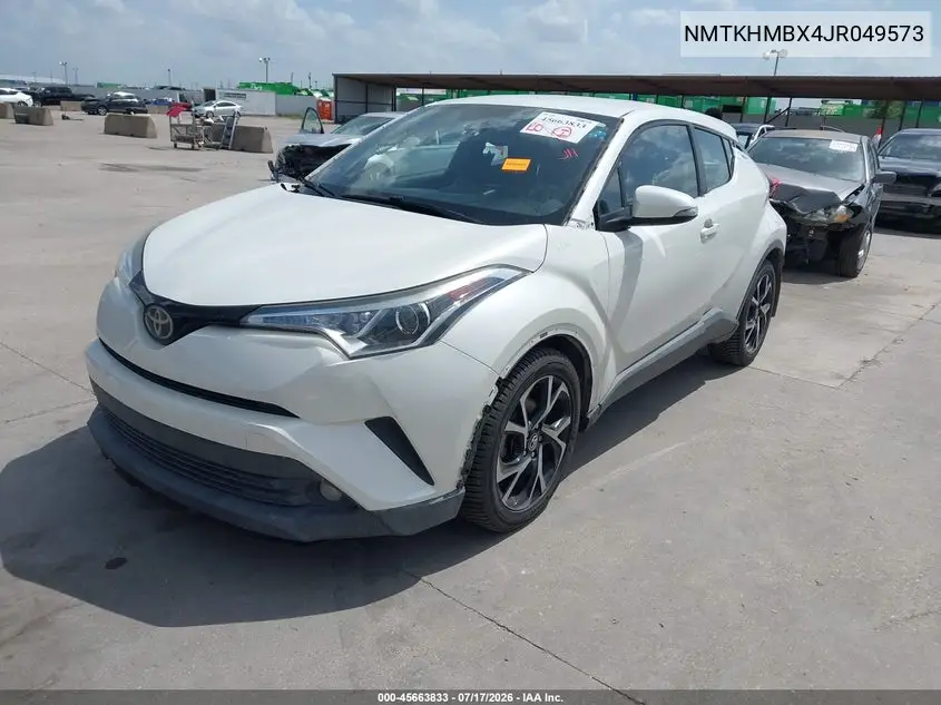 2018 Toyota C-Hr Xle Premium VIN: NMTKHMBX4JR049573 Lot: 45663833