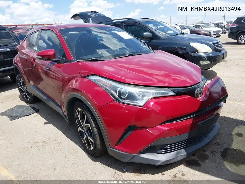 2018 Toyota C-Hr Xle VIN: NMTKHMBX4JR013494 Lot: 45666440