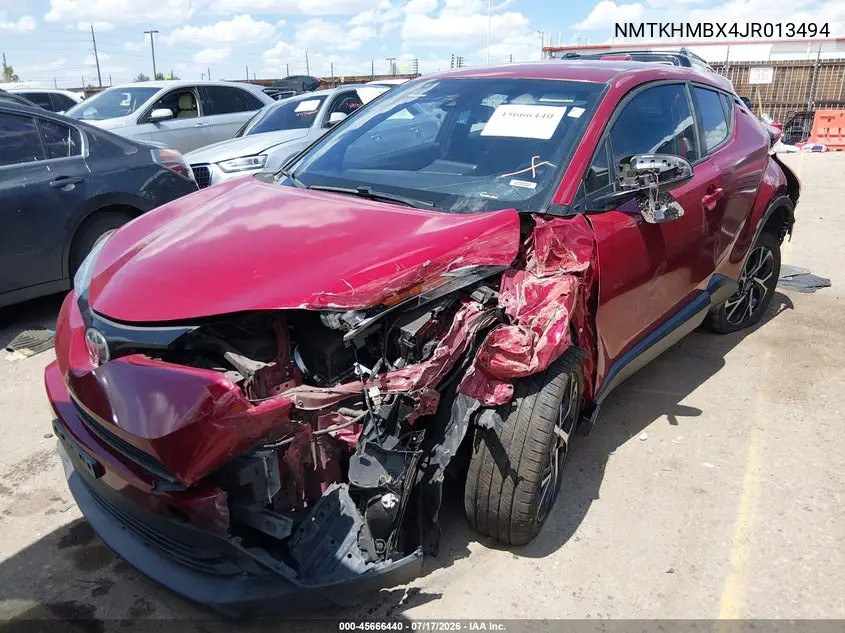 2018 Toyota C-Hr Xle VIN: NMTKHMBX4JR013494 Lot: 45666440
