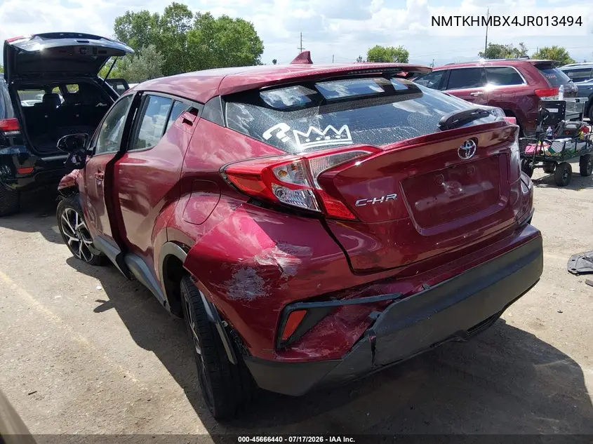 2018 Toyota C-Hr Xle VIN: NMTKHMBX4JR013494 Lot: 45666440