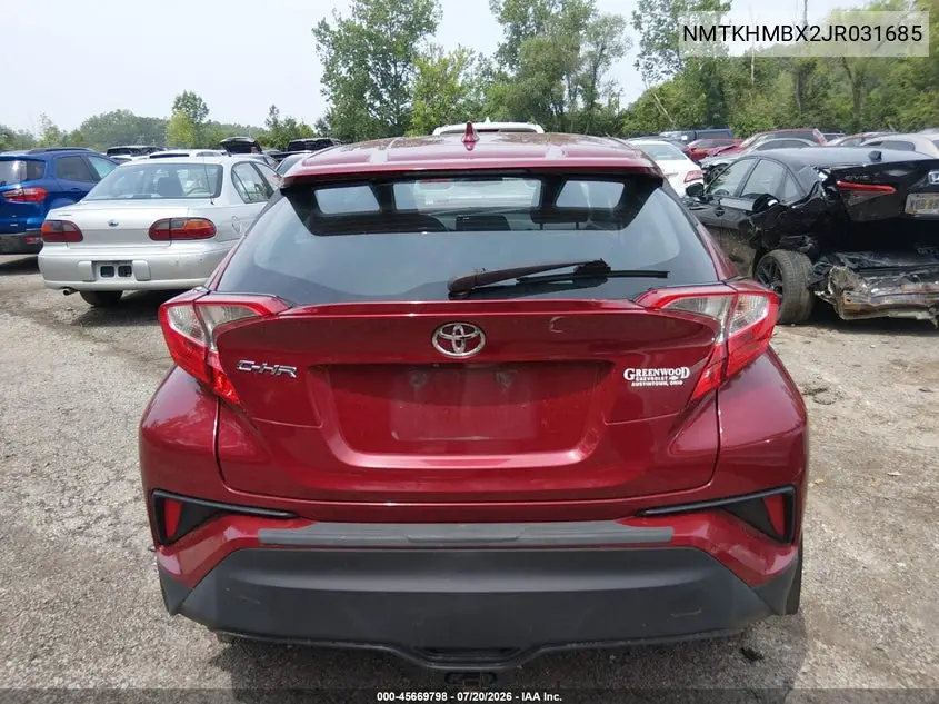 2018 Toyota C-Hr Xle VIN: NMTKHMBX2JR031685 Lot: 45669798