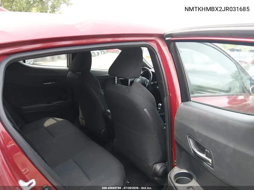 2018 Toyota C-Hr Xle VIN: NMTKHMBX2JR031685 Lot: 45669798