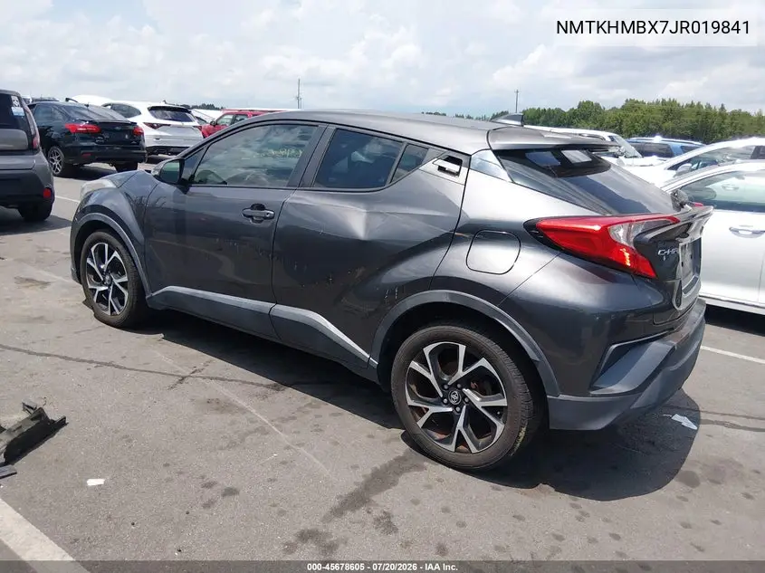 2018 Toyota C-Hr Xle VIN: NMTKHMBX7JR019841 Lot: 45678605