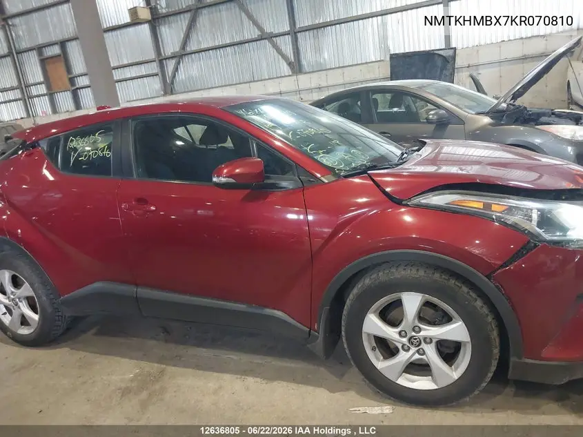 2019 Toyota C-Hr VIN: NMTKHMBX7KR070810 Lot: 12636805x