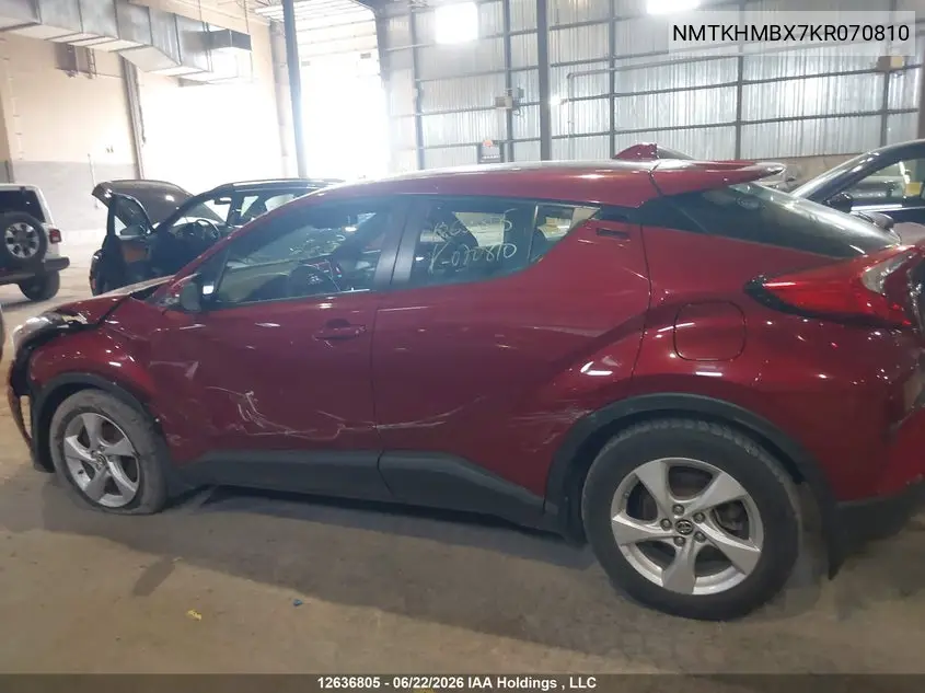 2019 Toyota C-Hr VIN: NMTKHMBX7KR070810 Lot: 12636805x