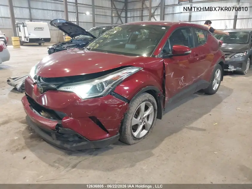 2019 Toyota C-Hr VIN: NMTKHMBX7KR070810 Lot: 12636805x