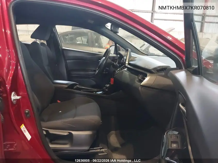 2019 Toyota C-Hr VIN: NMTKHMBX7KR070810 Lot: 12636805x