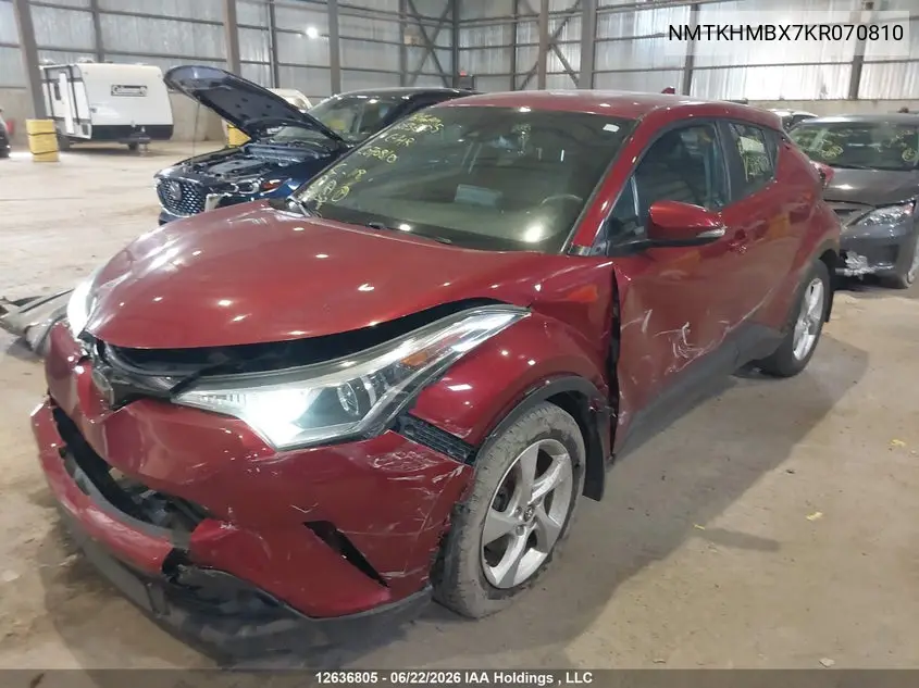 2019 Toyota C-Hr VIN: NMTKHMBX7KR070810 Lot: 12636805x