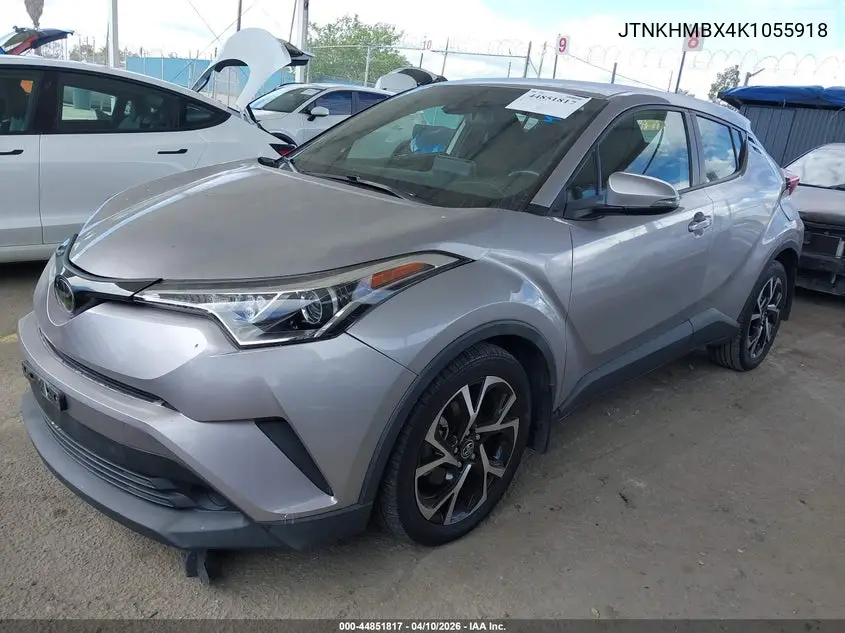 2019 Toyota C-Hr Xle VIN: JTNKHMBX4K1055918 Lot: 44851817