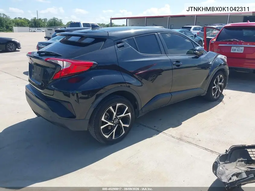 2019 Toyota C-Hr Xle VIN: JTNKHMBX0K1042311 Lot: 45290817