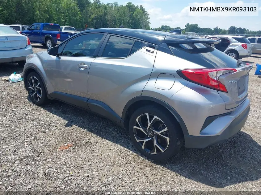 2019 Toyota C-Hr Xle VIN: NMTKHMBX9KR093103 Lot: 45307810