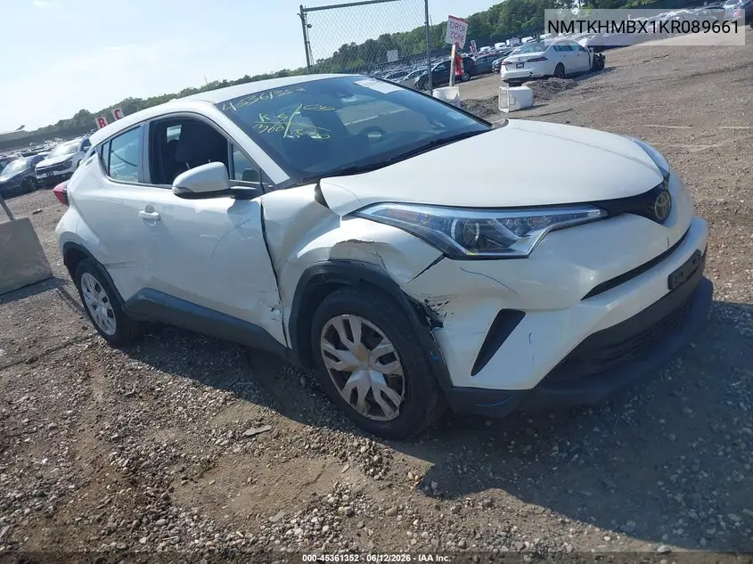 2019 Toyota C-Hr Le VIN: NMTKHMBX1KR089661 Lot: 45361352