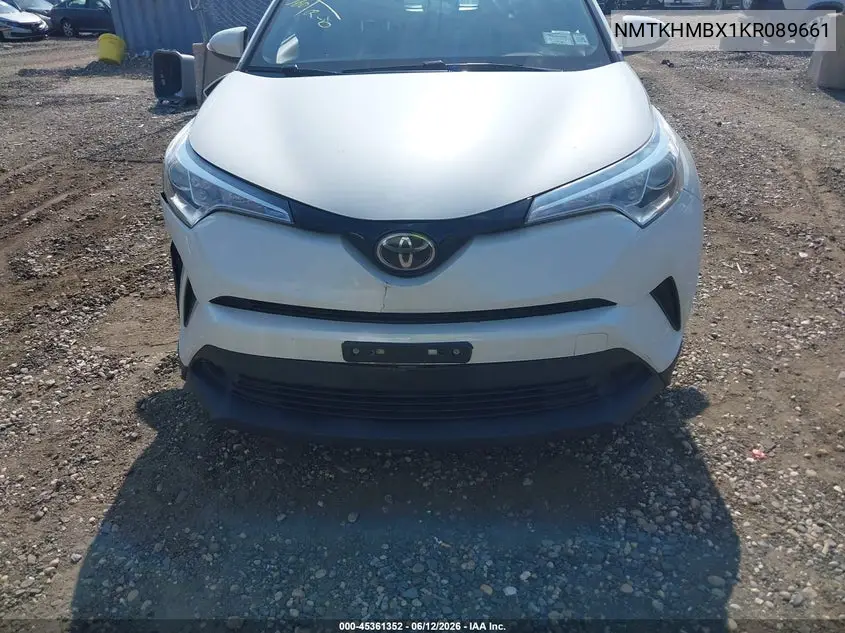 2019 Toyota C-Hr Le VIN: NMTKHMBX1KR089661 Lot: 45361352