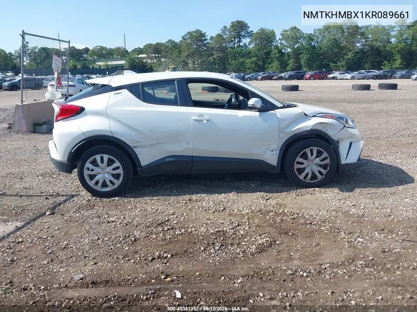 2019 Toyota C-Hr Le VIN: NMTKHMBX1KR089661 Lot: 45361352