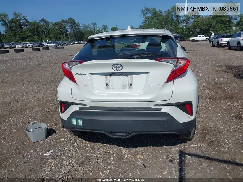 2019 Toyota C-Hr Le VIN: NMTKHMBX1KR089661 Lot: 45361352