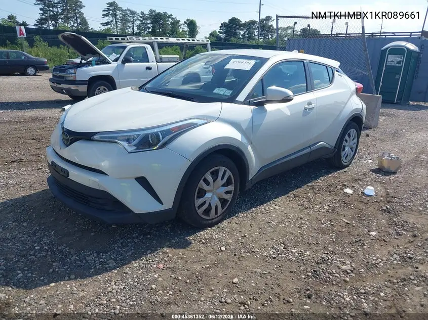 2019 Toyota C-Hr Le VIN: NMTKHMBX1KR089661 Lot: 45361352