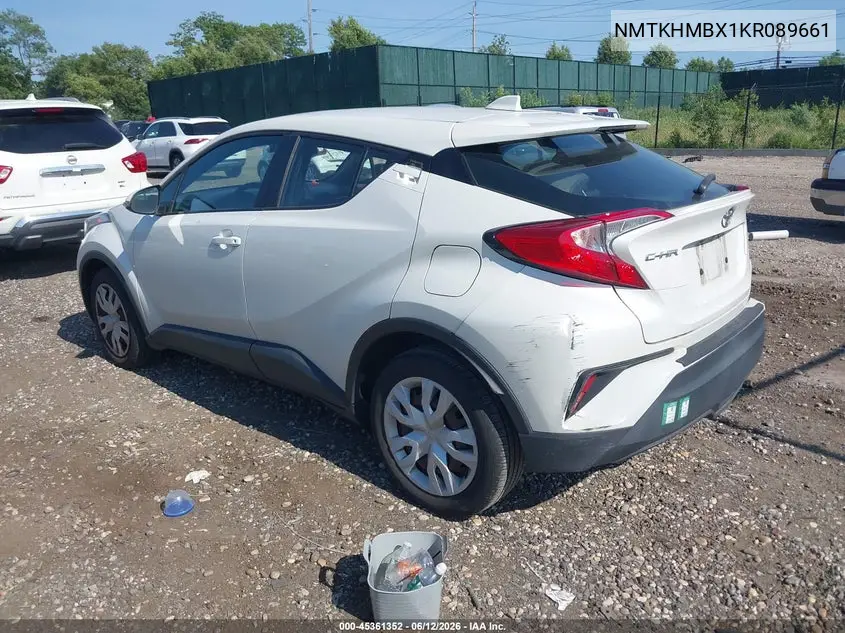 2019 Toyota C-Hr Le VIN: NMTKHMBX1KR089661 Lot: 45361352