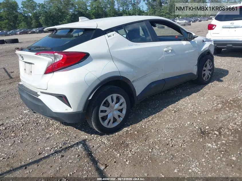 2019 Toyota C-Hr Le VIN: NMTKHMBX1KR089661 Lot: 45361352