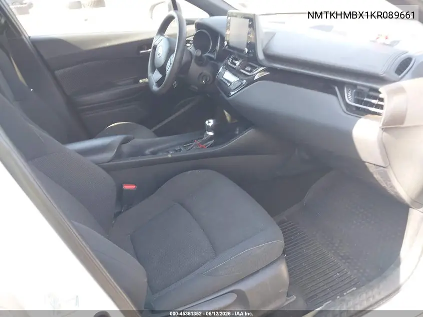 2019 Toyota C-Hr Le VIN: NMTKHMBX1KR089661 Lot: 45361352