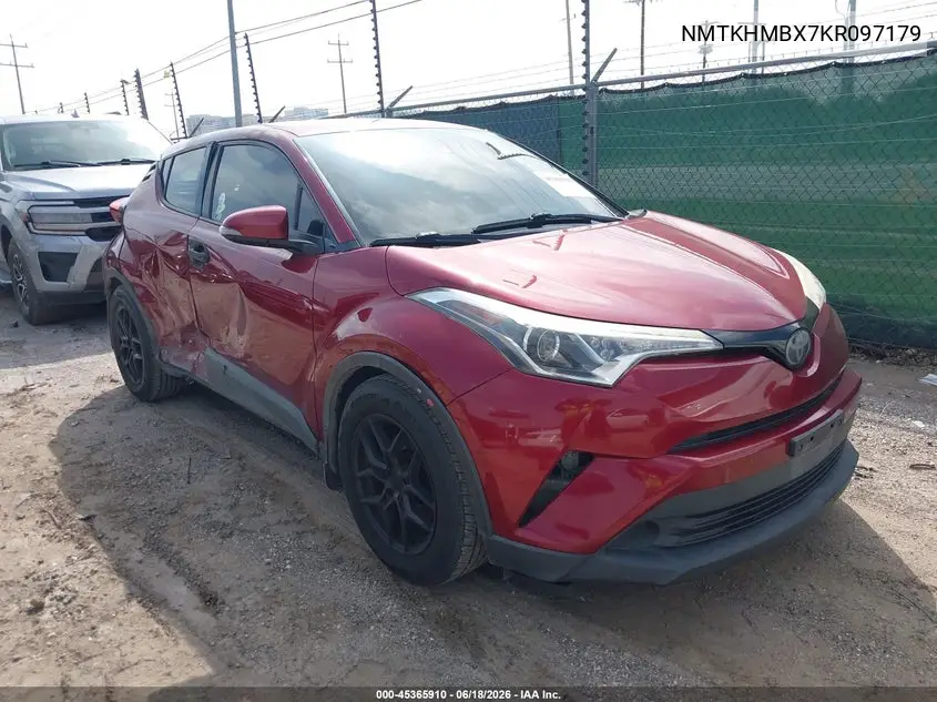 2019 Toyota C-Hr Le VIN: NMTKHMBX7KR097179 Lot: 45365910
