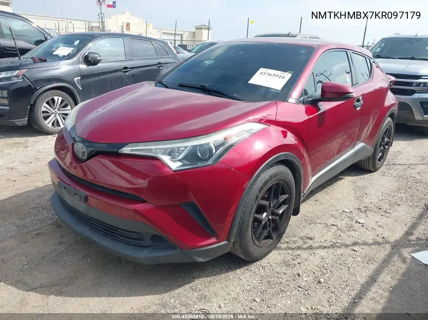 2019 Toyota C-Hr Le VIN: NMTKHMBX7KR097179 Lot: 45365910