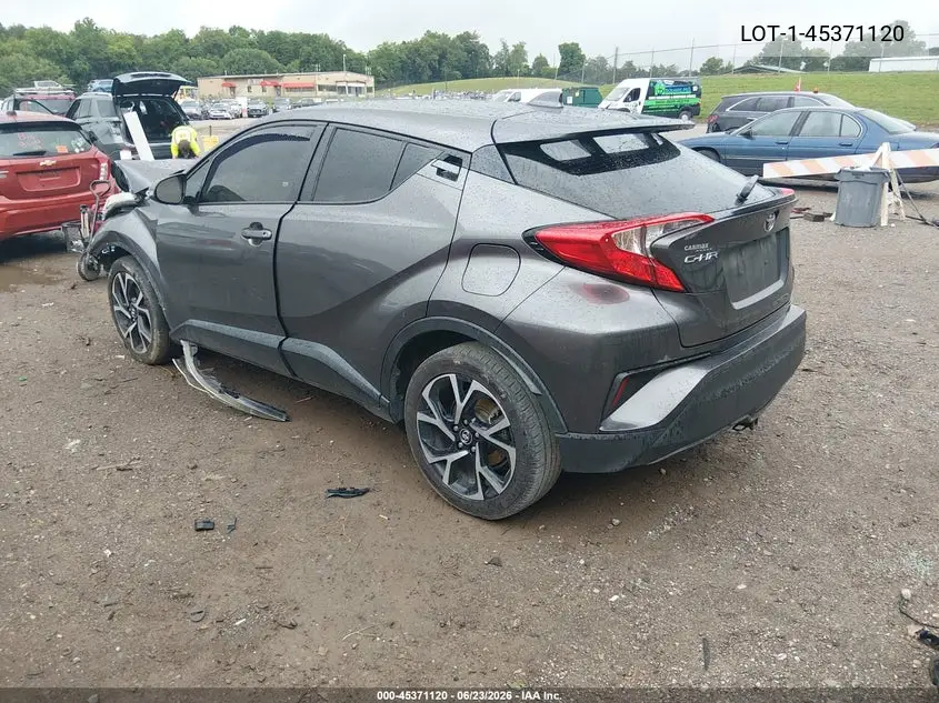 2019 Toyota C-Hr Xle/Le/Limited VIN: JTNKHMBX1K1019619 Lot: 45371120