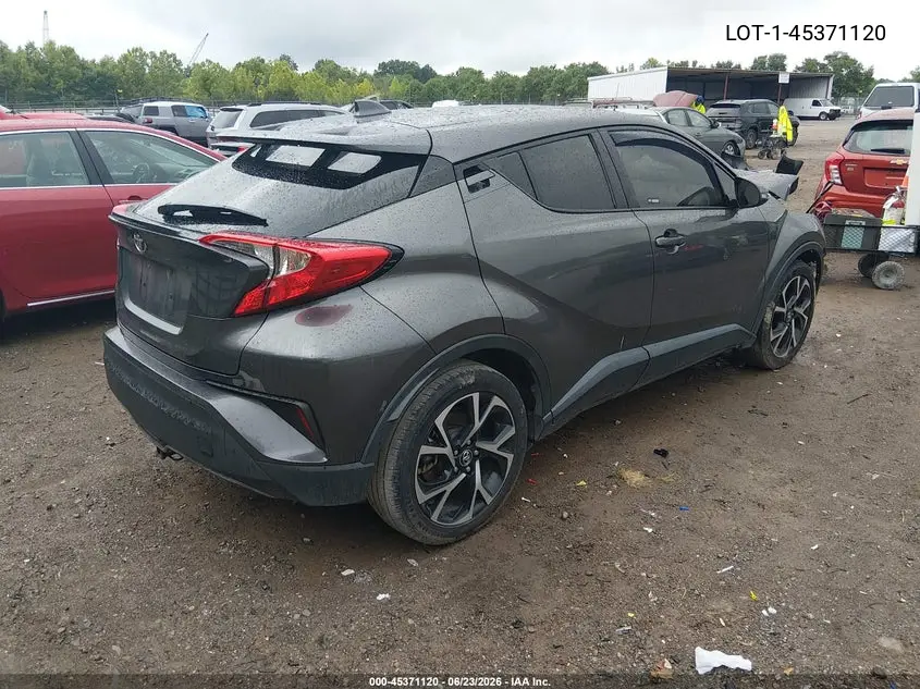 2019 Toyota C-Hr Xle/Le/Limited VIN: JTNKHMBX1K1019619 Lot: 45371120