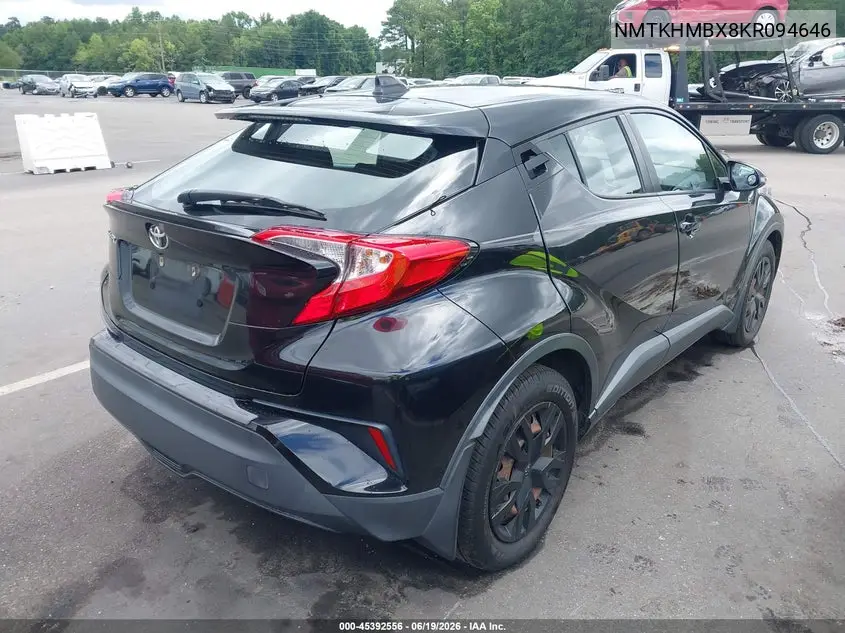 2019 Toyota C-Hr Le VIN: NMTKHMBX8KR094646 Lot: 45392556