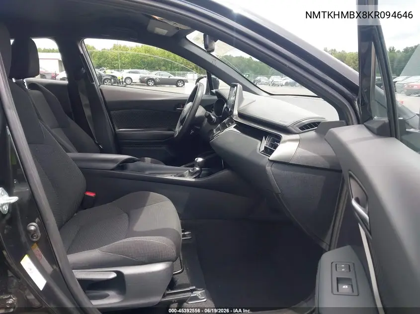 2019 Toyota C-Hr Le VIN: NMTKHMBX8KR094646 Lot: 45392556